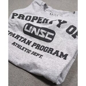 Loot Crate Halo T-Shirt Property of UNSC Spartan Gray Adult Men Medium New HTF